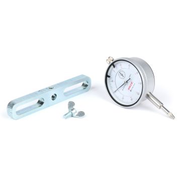 Comparatore/strumento per la misurazione del punto morto superiore/tempo di accensione BGM Original Universal 0,01-10 mm con supporto per perni cilindrici
