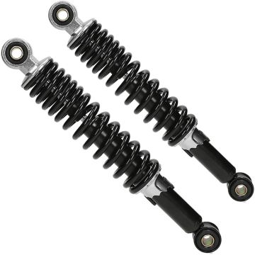 Set ammortizzatori universali nero con foro a cuore-cuore, lunghezza 28 cm, MKX