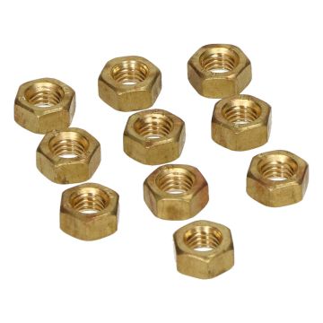Dado in ottone M6 10 pezzi