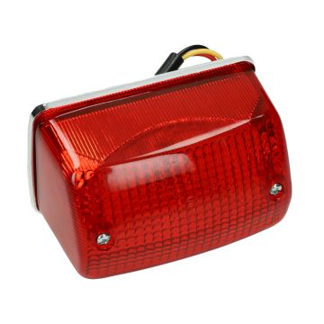 Fanale posteriore rosso BAY 15D 12V 21/5W Honda Wallaroo 1990-2001