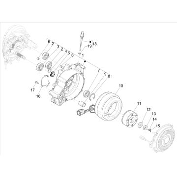 Carter - Statore - Rotor Vespa Elettrica Vespa Elettrica 25km/h 2021-2023