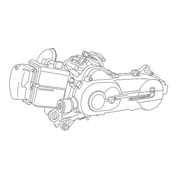 Blocco motore completo AGM VX50i