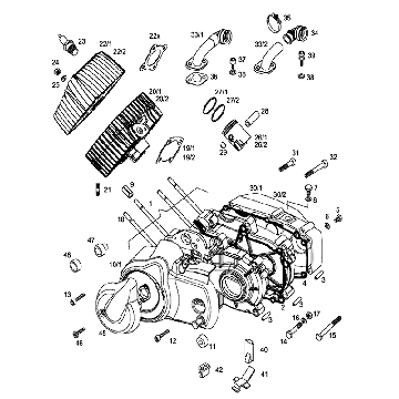 Motorblok Tomos REVIVAL (25-45KMH) (K1-K5)