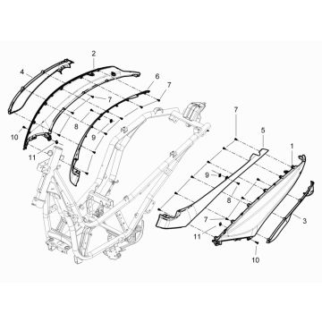 Parabrezza moto Piaggio Beverly 300 IE ABS Euro 4 2016-2020