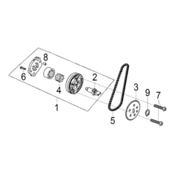 Oil pump Sym Joymax Z 125 E4