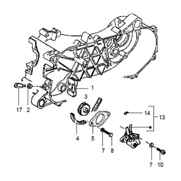 Pompa olio Gilera Runner 50 2 tempi LC 1998-2005