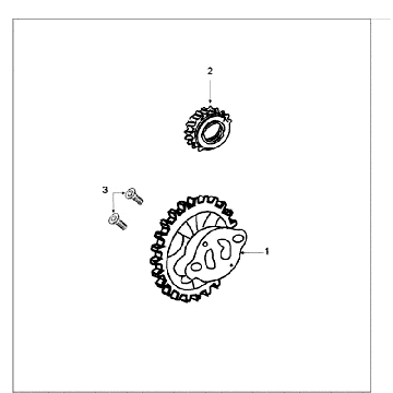 Pompa olio Peugeot New Vivacity 4 tempi Blue