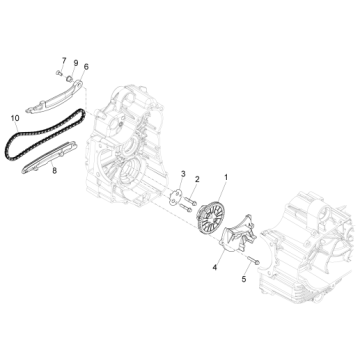 Pompa olio MP3 500 LT Sport 2014-2016