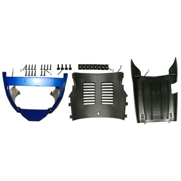 Carena inferiore - Underspoiler China Touring blu