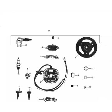 Accensione - Statore - Volano Zundapp 529-010 e 020