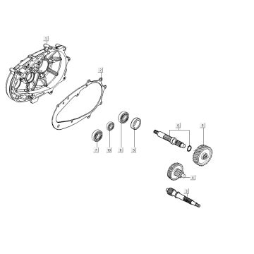 Cambio - Transmission Agility 16+ 200i Blu chiaro metallizzato opaco