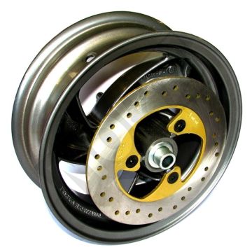 Ruota/cerchio anteriore Peugeot Buxy + disco grigio scuro