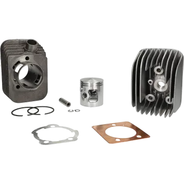 Cilindro con testata -Polini 72 cc Sport diametro 46mm- Piaggio Ciao/Bravo/Boxer (spinotto = diametro 10mm) largo 140.0066/10