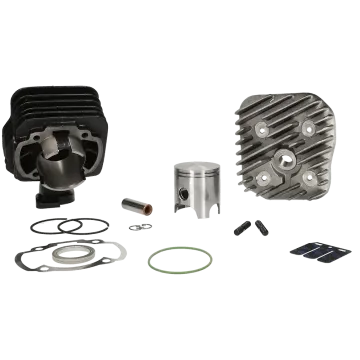 Cilindro con testata - Polini 70 cc Sport- Peugeot AC verticale Buxy/Elyseo/Elystar/Looxor/Speedake/Speedfight 1-2/Squab/TKR/SC/Vivacity/Trekker/Zenith/SV 142.0147