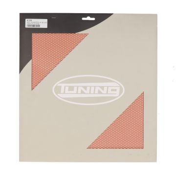 Rete da corsa arancione fine 30x30cm Tuning