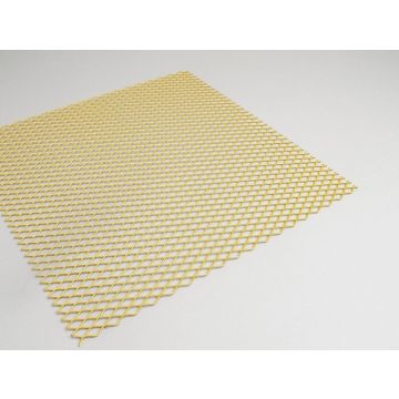 Griglia Racing 8mm (300x300mm) gialla