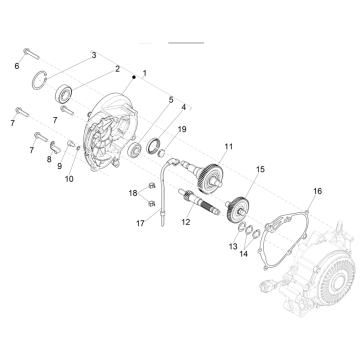 Cambio - Trasmissione Vespa Elettrica 45km/h Euro 5 2021