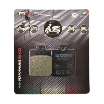 Set pastiglie freno RMS ZIP/Stalker/NRG/Runner/MP-3/Fuoco/Free/Liberty/Vespa S/LX/LXV/ET4/ET2/Peugeot Tweet/Derbi Sonar