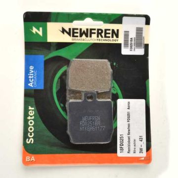 Kit pastiglie freno Newfren (posteriore Yamaha) FD0251