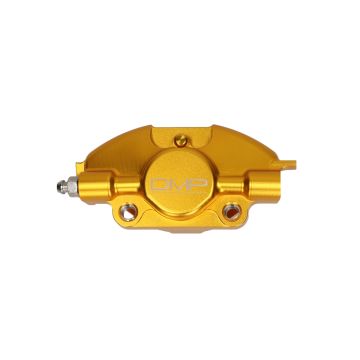 Pinza freno CNC Piaggio Zip 2T/4T/Vespa LX/S/LXV/Sprint/Primavera dorata DMP