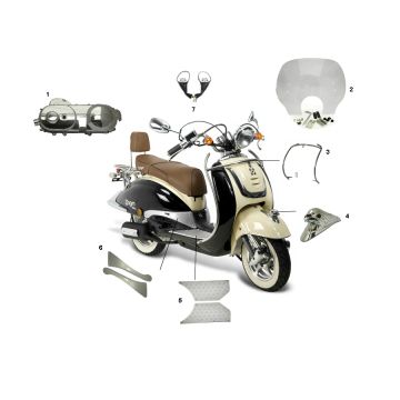 Accessori Rover Classic 4-Stroke Retro Pimp