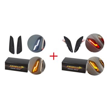 Set frecce Vespa Primavera/Sprint fumo Livello 10 in corsa anteriore+posteriore