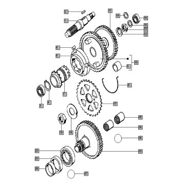 Schakel mechanisme Tomos FLEXER EX (L0-L2)