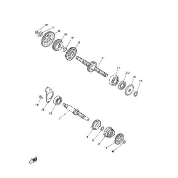 Schakelas Yamaha FS1
