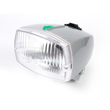 Faro anteriore SIEM Piaggio Ciao P grigio con etichetta DGM