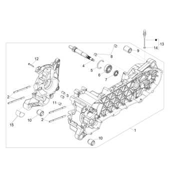 Carter Piaggio Typhoon 50 2 tempi Euro 4 2018-2020