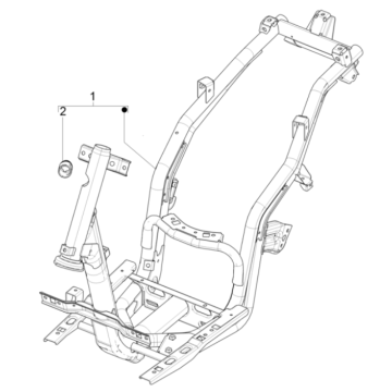 Telaio Piaggio Typhoon 50 2 tempi Euro 4 2018-2020