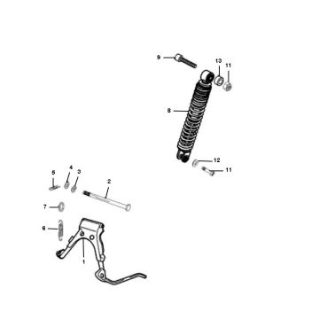 Ammortizzatore - Cavalletto centrale Peugeot Ludix one 2 tempi