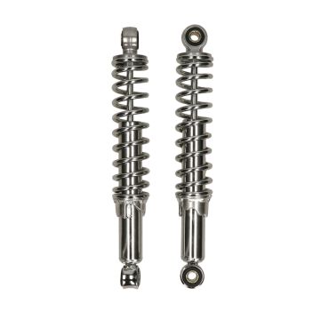 Kit ammortizzatori Gilera Citta /Puch Maxi/Tomos 280mm cromato DMP