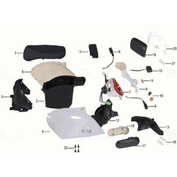 Seggiolino Yadea M6L