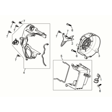 Convogliatori di raffreddamento Sym Symphony ST 50 4T AC Euro 5