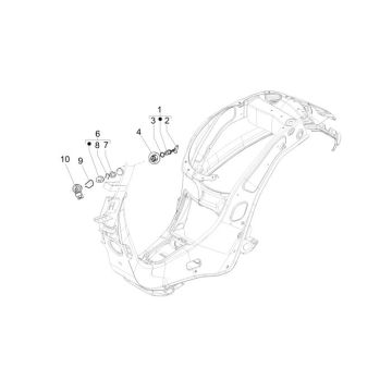Blocchetto di accensione Vespa Primavera 50 4T 2V AC 25km/h