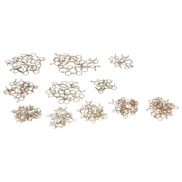 Sortie box Mickey Clip solo 10 misure 5/6/7/8/9/10/11/12/13/14mm 270 pezzi