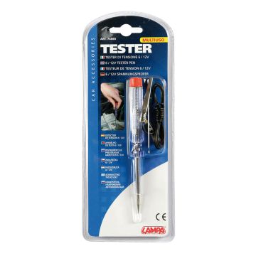 Tester di tensione prick 6-12V con filo LAMPA