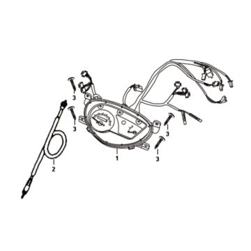 Speed meter Sym Orbit II 125i E4