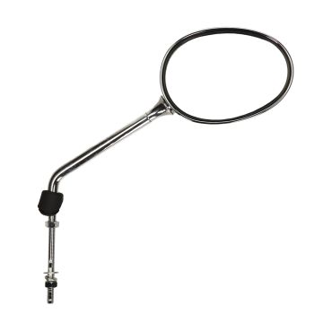 Specchio destro Peugeot Django 50-125 2/4 tempi cromato grigio opaco originale 787328R2