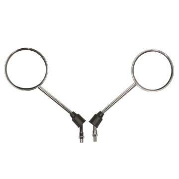 Set specchietti cromati AGM/Retro/Torino/Benz/Cina 4 tempi/SYM 4 tempi