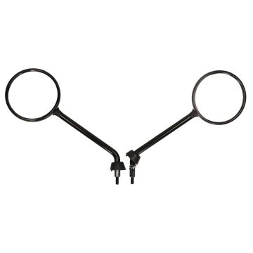 Set specchietti Vespa LX nero lucido modello lungo
