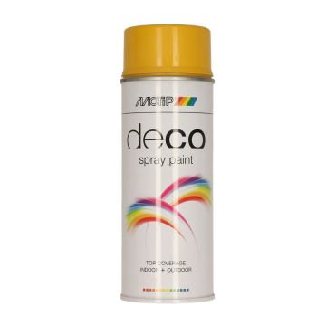 Bomboletta spray gialla morbida 400ml Ral 1004 Motip