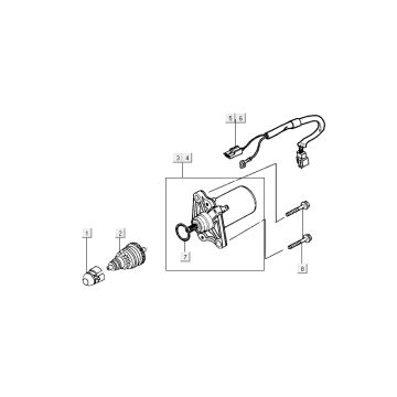 Motorino di avviamento Kymco MXU 50
