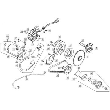 Motorino di avviamento Kymco MXU 300 4T LC