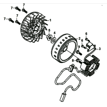 Ancora/volano a stella Sym Symphony ST 125I E4