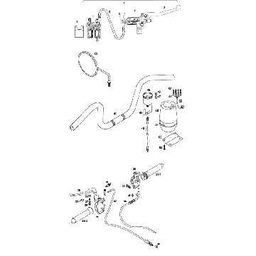 Stuur - handvat - remgrepen - schakelaars Tomos REVIVAL (25-45KMH) (K1-K5)