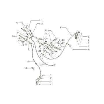 Volante - Componenti dello sterzo Beta Ark-RR 50 2 tempi LC rosso 2010
