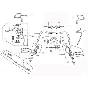 Volante - Componenti dello sterzo - China Retro Extra brown