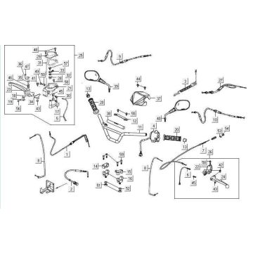 Volante - Parti dello sterzo Kymco Maxxer 90 Black